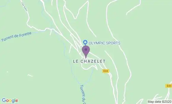 Localisation Crêperie des Plagnes