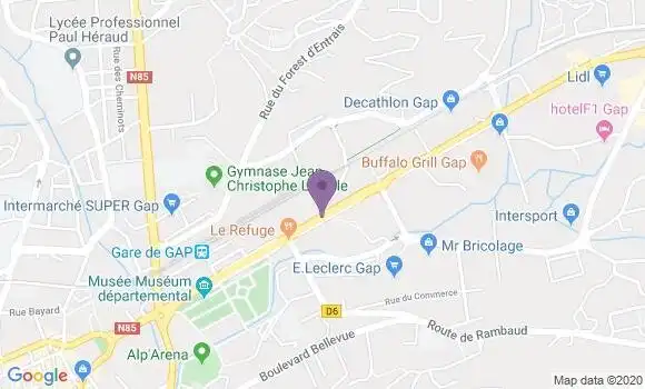Localisation Restaurant  Le Bocage