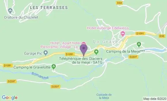 Localisation Restaurant  Lou Ratel
