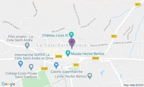 Localisation Restaurant  Le Fruity
