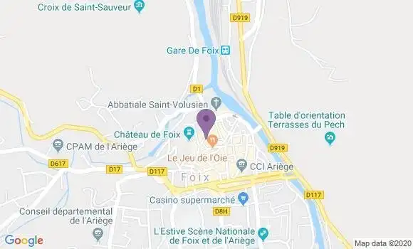 Localisation Restaurant  L