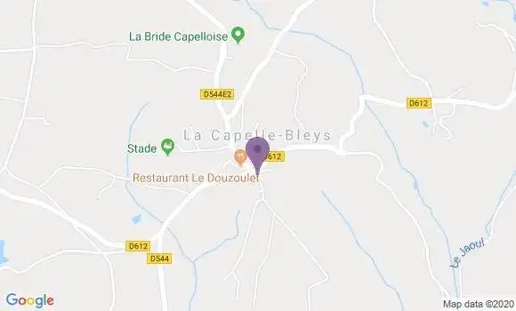 Localisation Restaurant  Le Douzoulet