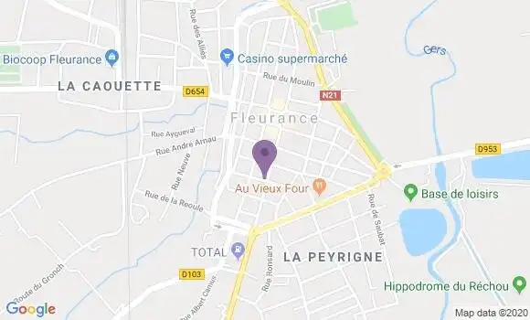 Localisation Restaurant  La Pause