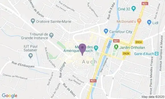 Localisation Restaurant  La Table d