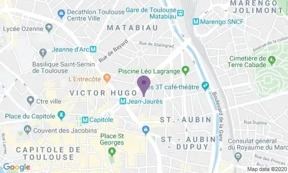 Localisation Restaurant  La Pâte Folle