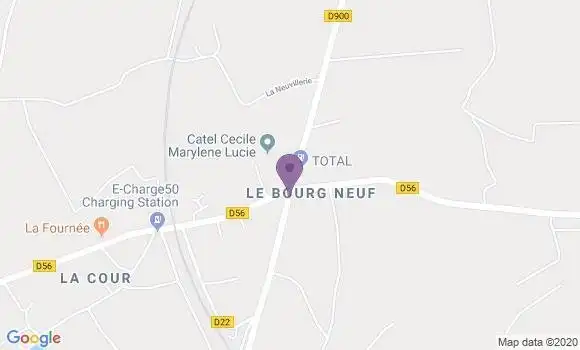 Localisation Restaurant  Le Bourg Neuf