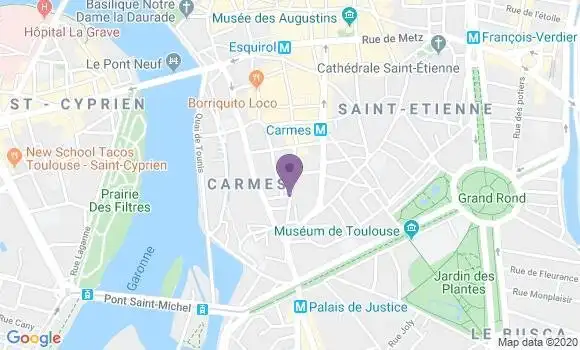 Localisation Restaurant  Le Petit Bacchus et Ses Agapes