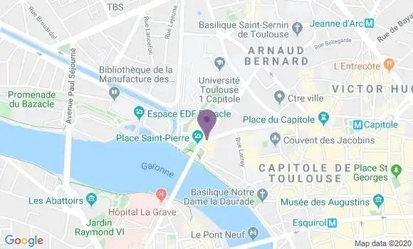 Localisation Restaurant  Le P