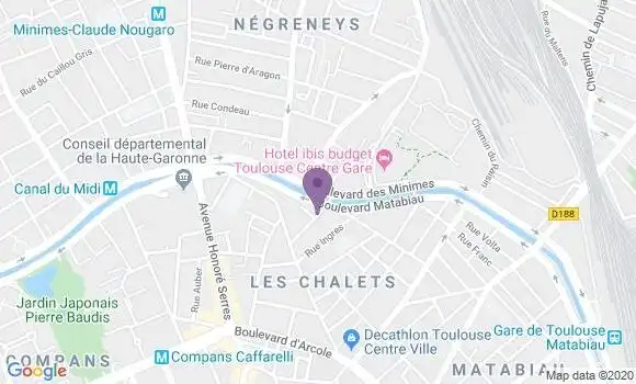 Localisation Restaurant  Le Saint Honest