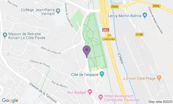 Localisation Pizzeria Villa des Oliviers