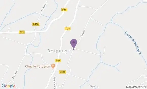 Localisation Pizzeria Chez Le Forgeron