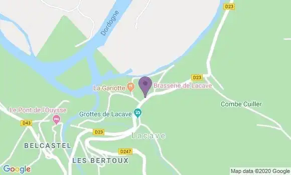 Localisation Restaurant  La Gariotte