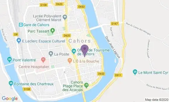 Localisation Restaurant  Le Lamparo