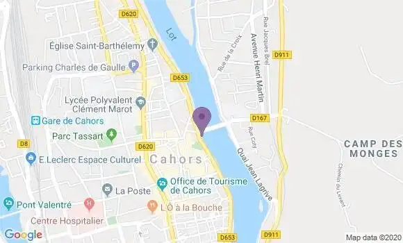 Localisation Auberge des Gabares