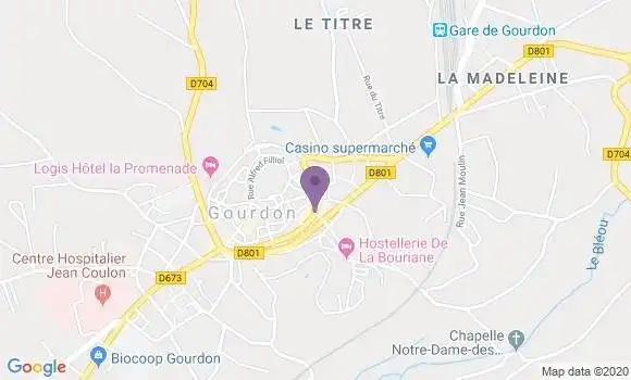 Localisation Restaurant Bar Bar Le Central