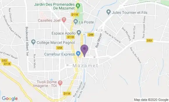 Localisation Restaurant  Le Grand Balcon