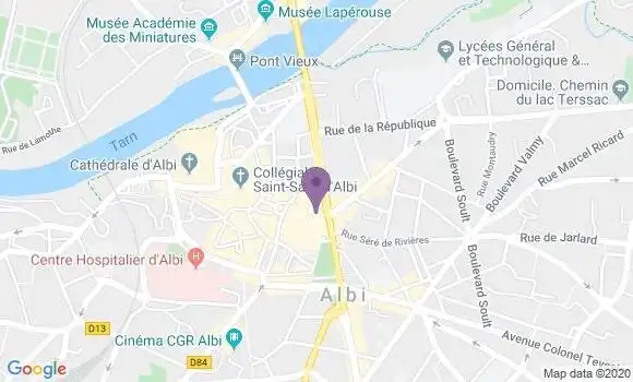 Localisation Restaurant  Lou Sicret