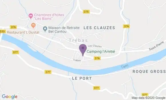 Localisation Restaurant  La Chanterelle