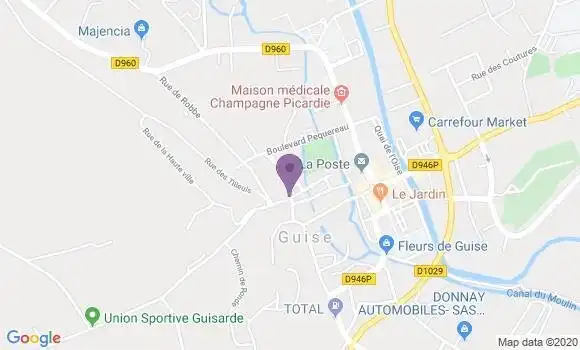Localisation Restaurant Grill La Taverne du Chateau