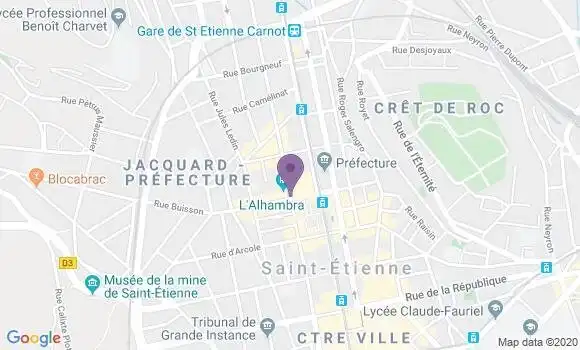 Localisation Restaurant Chinois Bambou d