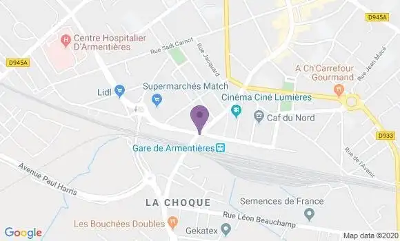 Localisation Brasserie Le Terminus