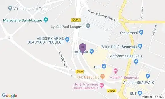 Localisation Restaurant Grill Courtepaille