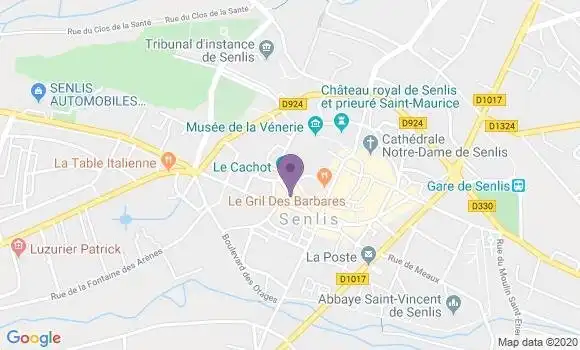 Localisation Le Bistrot Italien