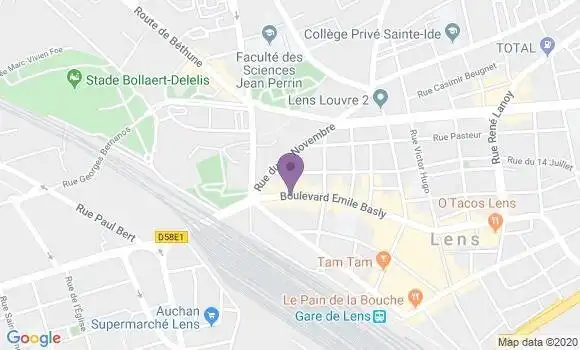 Localisation Restaurant  La Fiesta