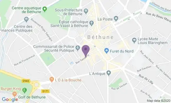 Localisation Restaurant  La Pataterie