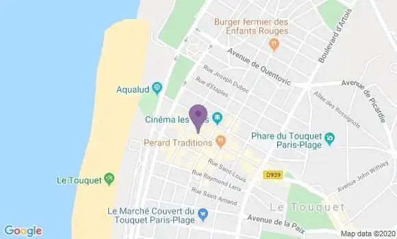 Localisation Restaurant  Le Paris Plage
