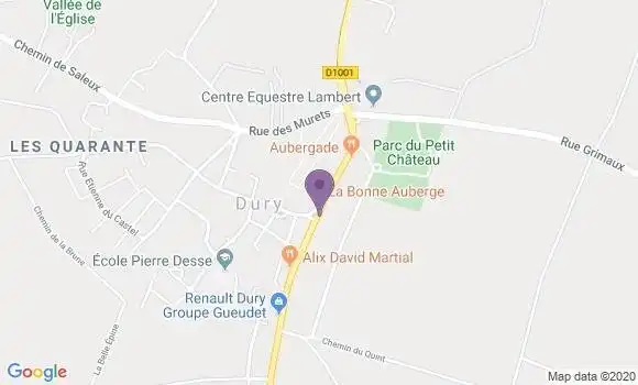 Localisation La Bonne Auberge