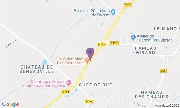 Localisation Restaurant  Le Colombier