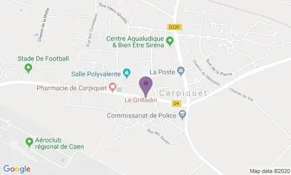 Localisation Restaurant Grill Le Grilladin