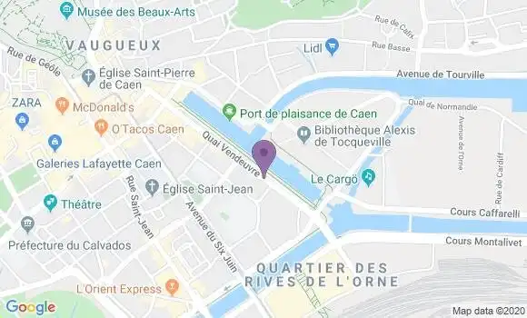 Localisation Restaurant Bar Le Newport