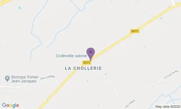 Localisation Restaurant  La Chollerie