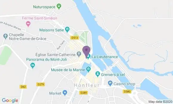 Localisation Restaurant  Le Champlain
