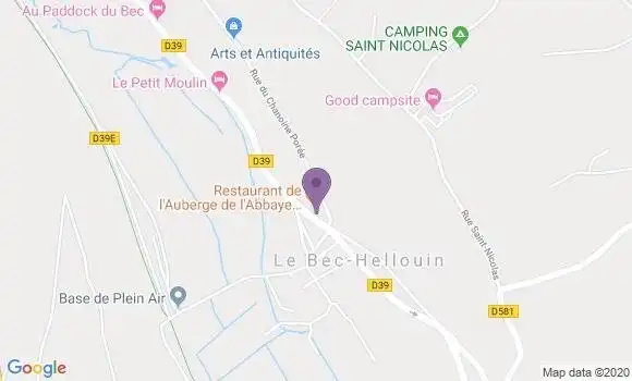 Localisation Auberge de L