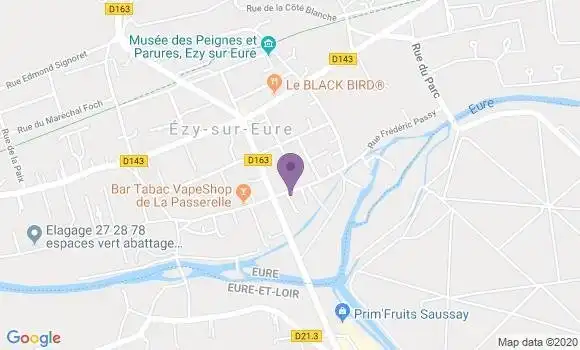Localisation Pizzeria La Marelle