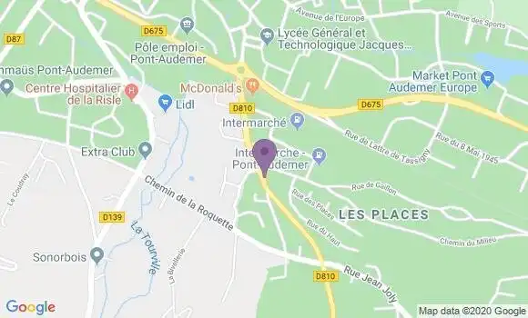 Localisation Fast Food Mc Donald