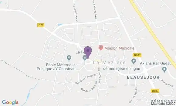 Localisation Fast Food Mc Donald