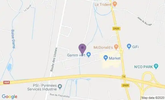 Localisation Fast Food Mc Donald