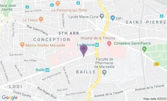 Localisation Pizzeria Pizza Zaza