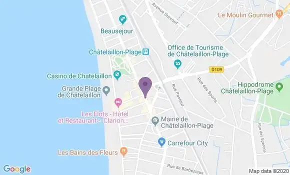Localisation Pizzeria Chatel Pizz
