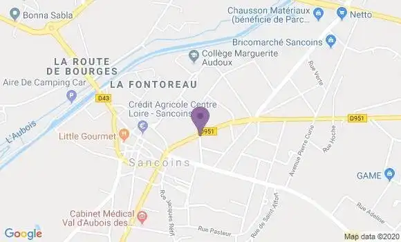 Localisation Pizzeria Le Saphir