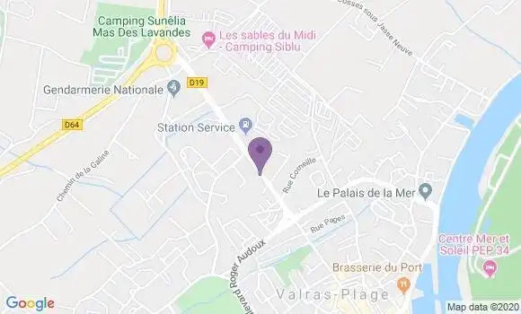 Localisation Pizzeria Santa Lucia