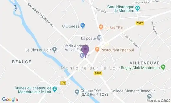 Localisation Pizzeria Le Piron