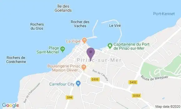 Localisation Pizzeria La Forge