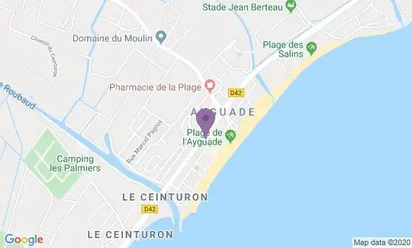 Localisation Pizzeria Pizza Plage