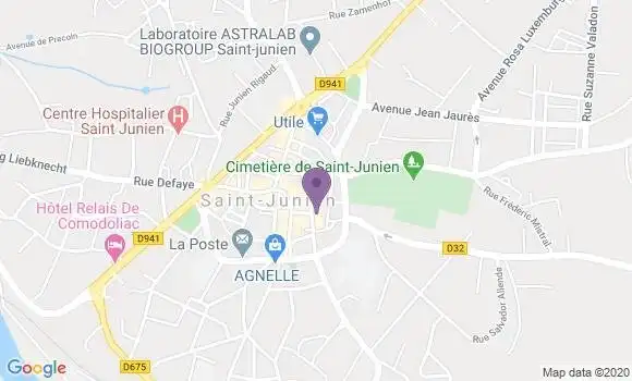 Localisation Brasserie Le Bistrôt Limousin