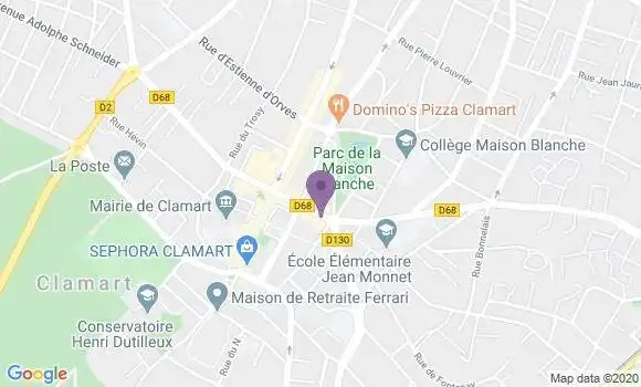Localisation Pizzeria Il Mago